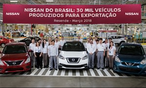 Imagem ilustrativa da notícia: 30 mil Nissan de Resende já foram exportados