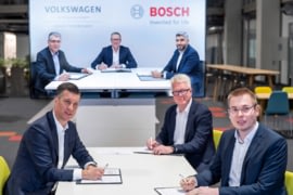 Imagem ilustrativa da notícia: Volkswagen e Bosch constituirão empresa para fabricar células de baterias