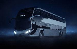 Imagem ilustrativa da notícia: Águia Branca foi a primeira compradora dos novos ônibus Marcopolo