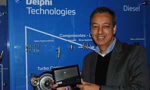 Imagem ilustrativa da notícia: Delphi recebe a placa do Prêmio AutoData