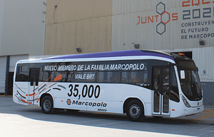 Imagem ilustrativa da notícia: Marcopolo soma 35 mil unidades produzidas no México