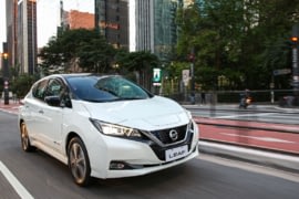 Imagem ilustrativa da notícia: Nissan inicia venda do Leaf em clima de cautela
