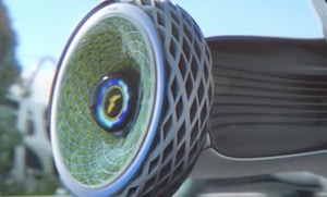 Imagem ilustrativa da notícia: Goodyear mostra protótipo de pneu que libera oxigênio