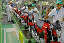 Imagem ilustrativa da notícia: Produção de motocicletas cresceu 11% no mês passado