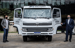 Imagem ilustrativa da notícia: VW Caminhões entrega primeiro e-Delivery à Ambev