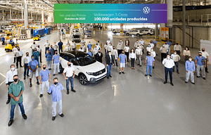 Imagem ilustrativa da notícia: Volkswagen já produziu 100 mil T-Cross no Brasil