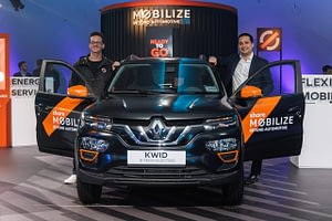 Imagem ilustrativa da notícia: Mobilize e Localiza oferecerão 200 Kwid E-Tech para motoristas de aplicativo