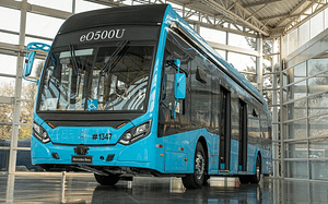 Imagem ilustrativa da notícia: Chassi elétrico Mercedes-Benz eO500U é credenciado no Finame