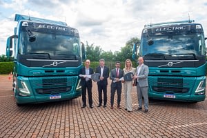 Imagem ilustrativa da notícia: Governo autoriza início de testes com caminhões elétricos pesados Volvo