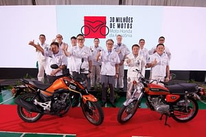 Imagem ilustrativa da notícia: Moto Honda alcança a marca de 30 milhões de motocicletas produzidas no Brasil