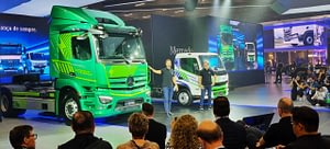 Imagem ilustrativa da notícia: Mercedes-Benz começa a testar dois caminhões elétricos no País