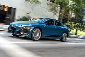 Imagem ilustrativa da notícia: Elétrico Audi A6 e-tron tem tração traseira, novidade para a marca