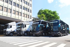 Imagem ilustrativa da notícia: Mercedes-Benz e Be8 vão do Sul ao Norte para comparar emissões