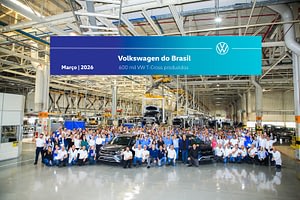 Imagem ilustrativa da notícia: Volkswagen atinge 600 mil unidades produzidas do T-Cross no Brasil
