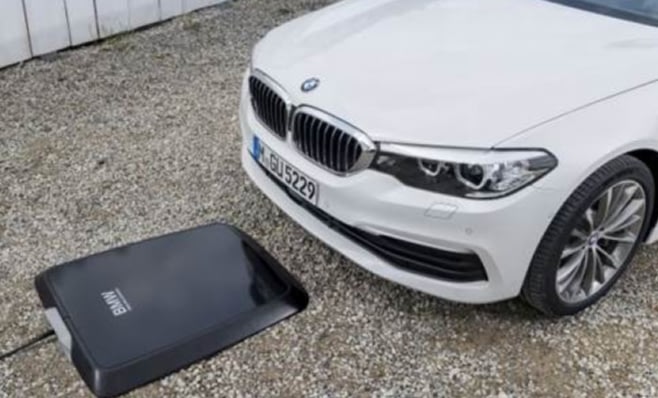 Imagem ilustrativa da notícia: Veículos híbridos BMW ganham carregador sem fio