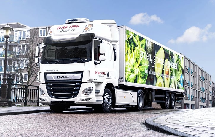 Imagem ilustrativa da notícia: DAF testa caminhões híbridos na Holanda