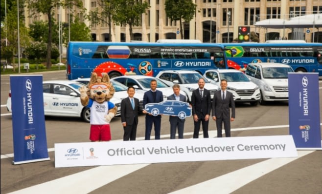 Imagem ilustrativa da notícia: Hyundai e Kia entregam frota da Copa da Rússia