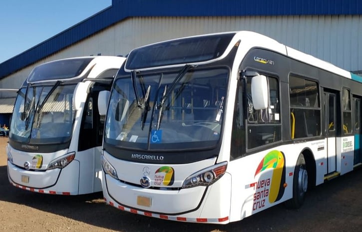 Imagem ilustrativa da notícia: Ônibus Mercedes-Benz estreiam em Nueva Santa Cruz