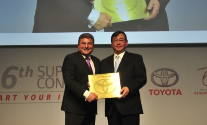 Imagem ilustrativa da notícia: Prêmio Toyota para 21 fornecedores