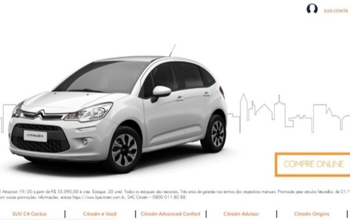 Imagem ilustrativa da notícia: Citroën começa a vender carros pela internet