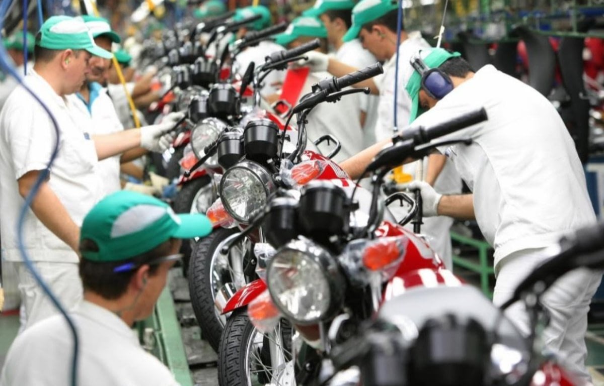 Imagem ilustrativa da notícia: Produção de motocicletas cresceu 25% em julho