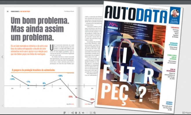 Imagem ilustrativa da notícia: Revista AutoData: já está no ar a nova edição.