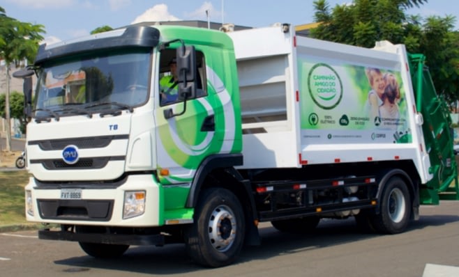Imagem ilustrativa da notícia: BYD vende duzentos caminhões elétricos para Corpus