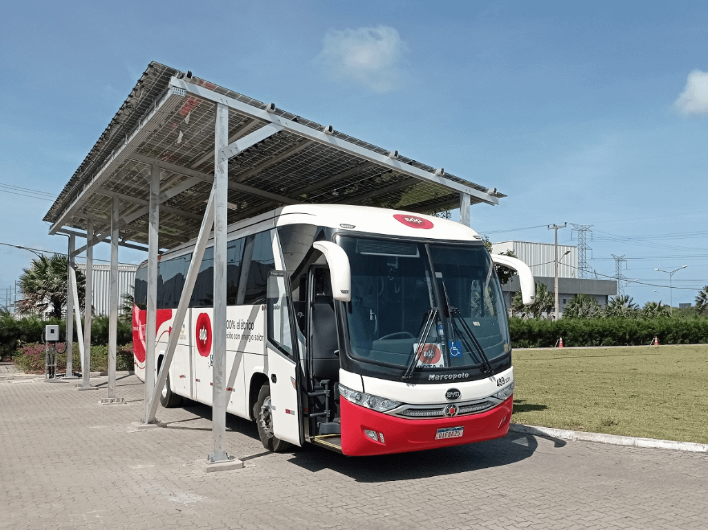 Imagem ilustrativa da notícia: BYD fornece ônibus elétrico que será abastecido com energia solar