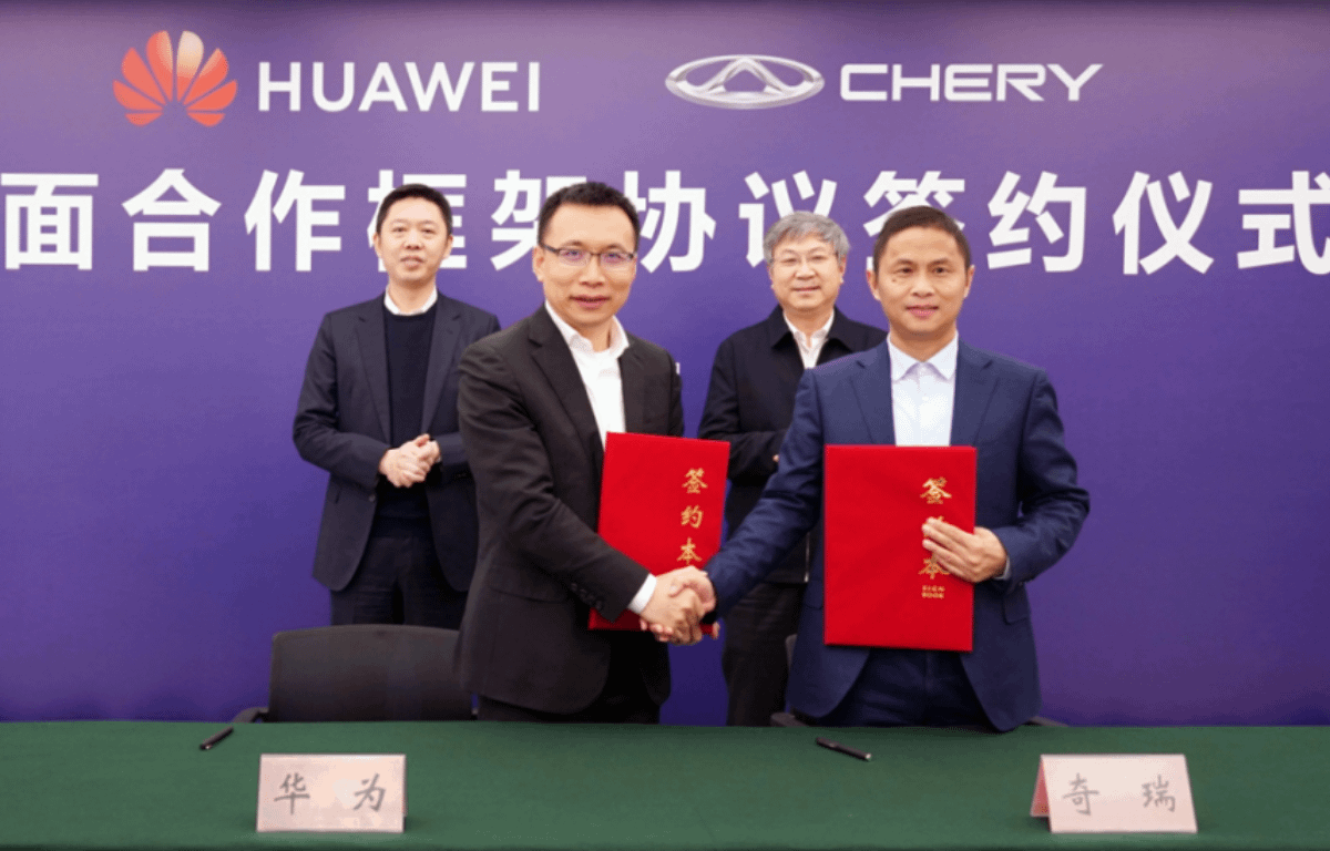 Imagem ilustrativa da notícia: Chery e Huawei buscam por carros inteligentes