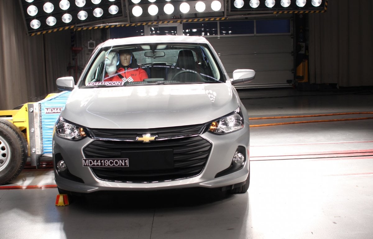 Imagem ilustrativa da notícia: Chevrolet Onix recebe nota máxima do Latin NCAP