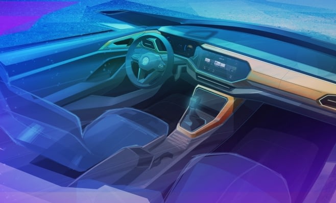 Imagem ilustrativa da notícia: VW mostra teaser do interior do T-Cross