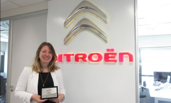 Imagem ilustrativa da notícia: Citroën recebe placa do Prêmio AutoData