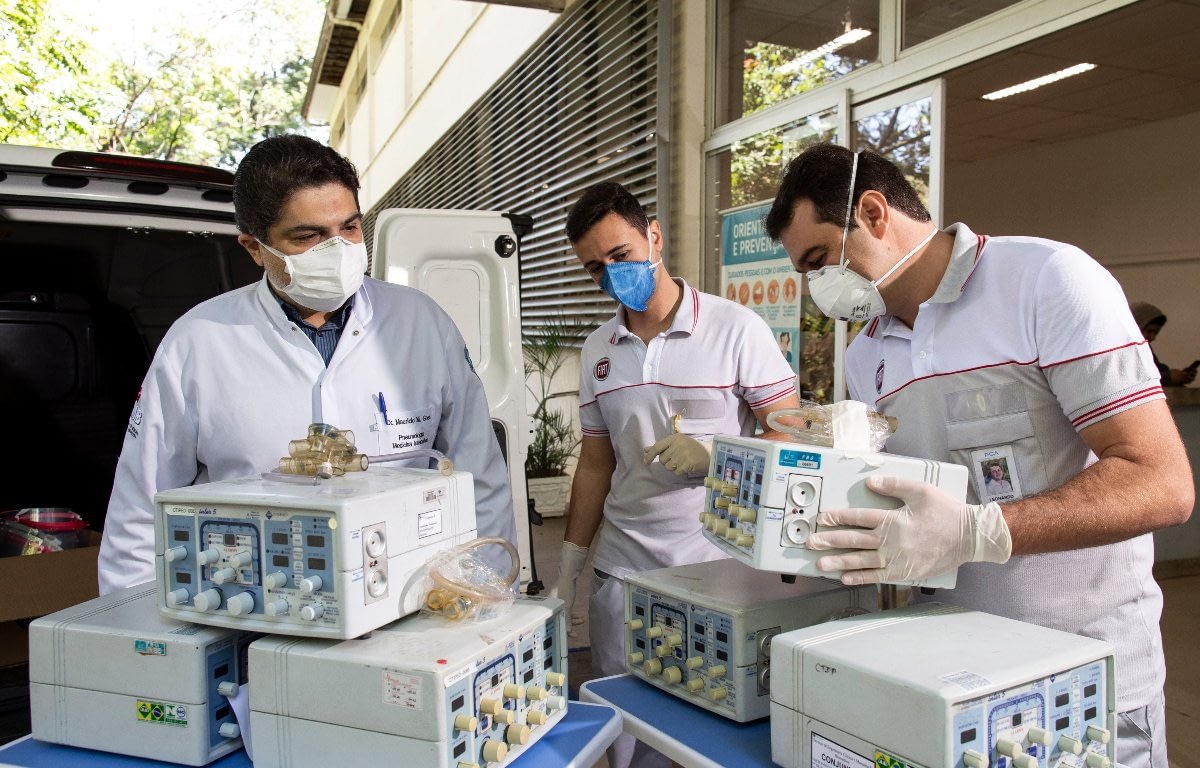 Imagem ilustrativa da notícia: FCA devolve oitenta respiradores a hospitais