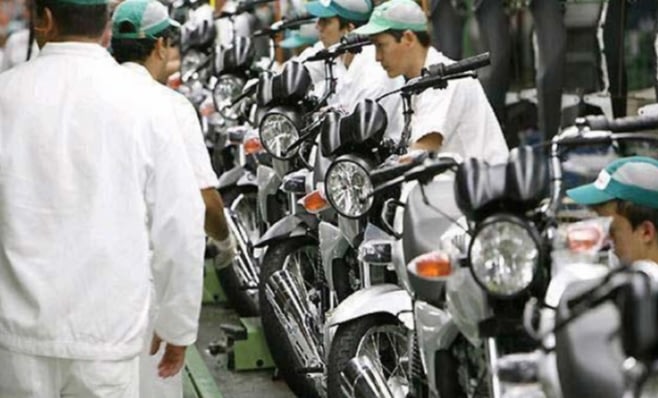Imagem ilustrativa da notícia: De 10,7% é a expansão da produção de motos
