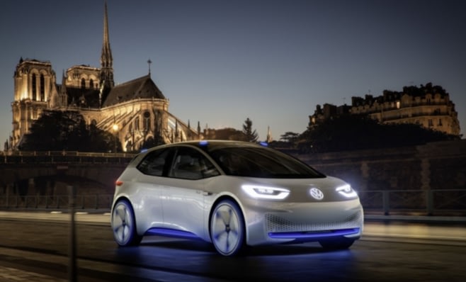 Imagem ilustrativa da notícia: VW iniciará produção de I.D. elétrico em 2019
