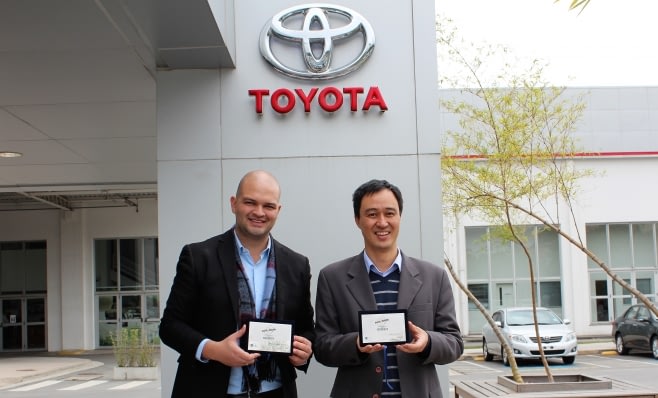 Imagem ilustrativa da notícia: Toyota recebe placas do Prêmio AutoData