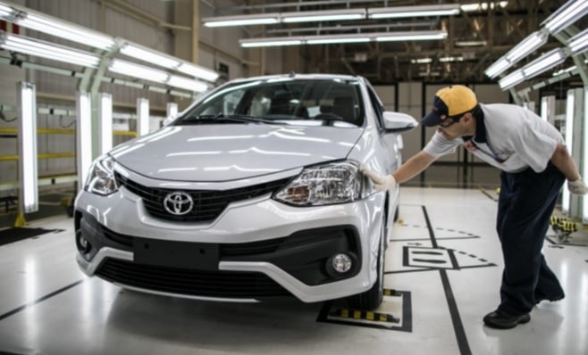 Imagem ilustrativa da notícia: Etios sustenta exportações Toyota para Argentina