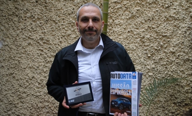 Imagem ilustrativa da notícia: Dana recebe placa do Prêmio AutoData