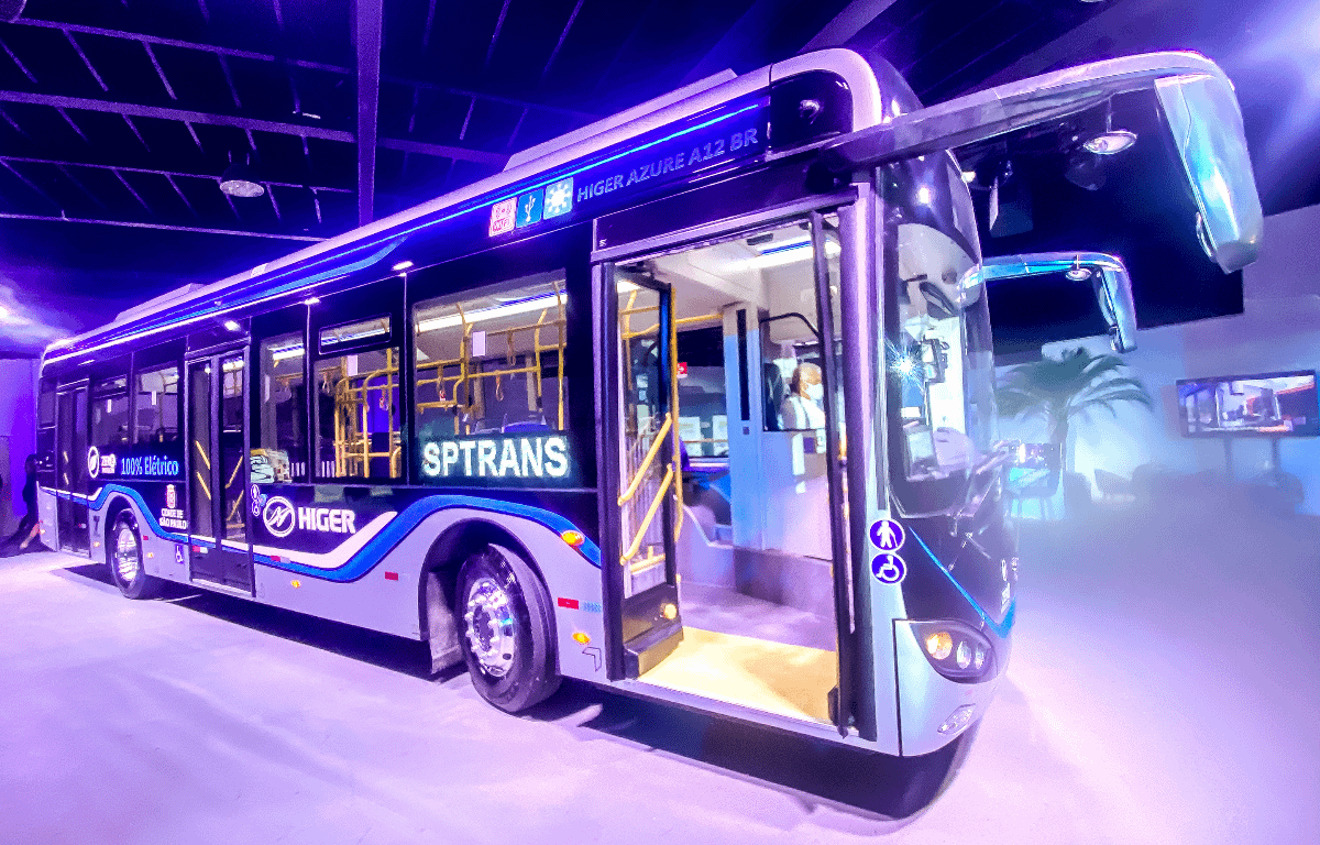 Imagem ilustrativa da notícia: Elétricos Higer Bus circularão em São Paulo em 2022