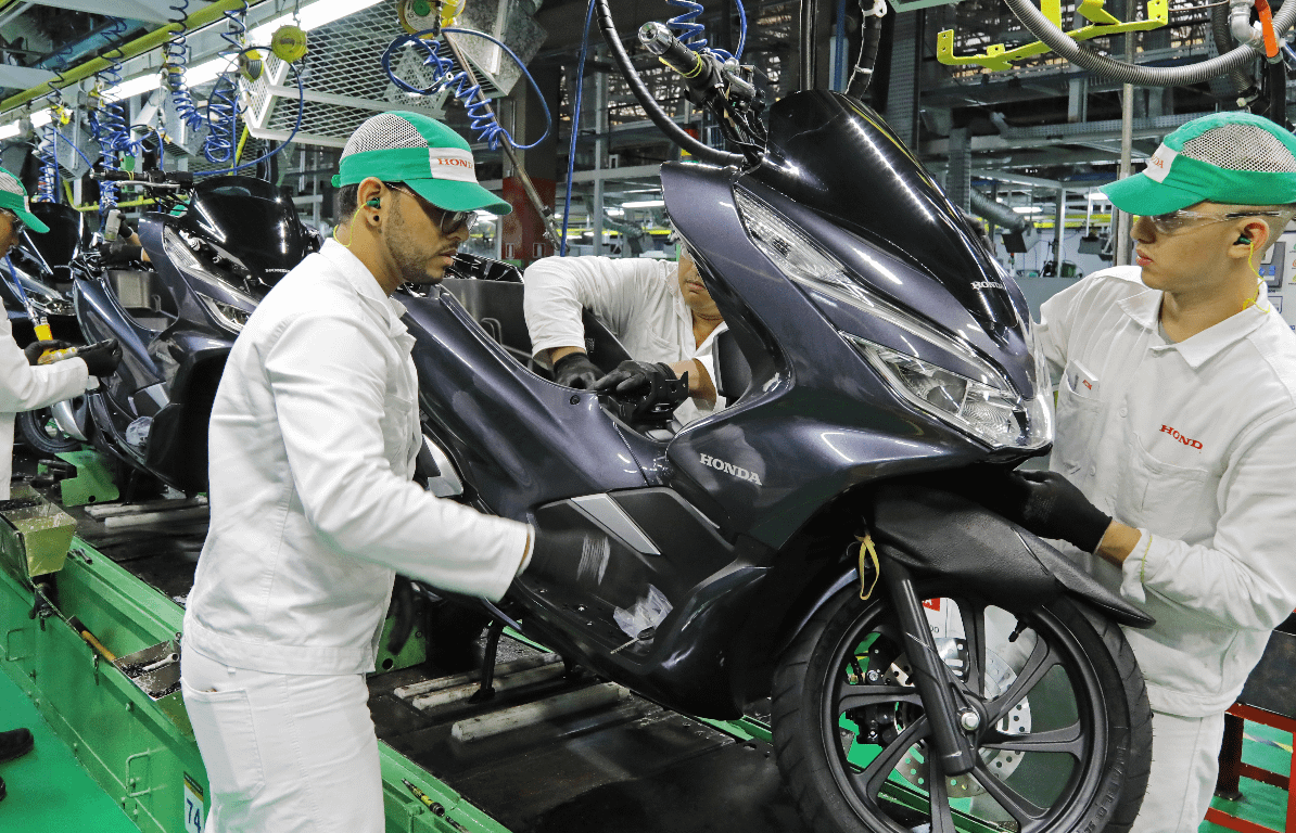 Imagem ilustrativa da notícia: Produção de motocicletas superou, até setembro, volume de 2019