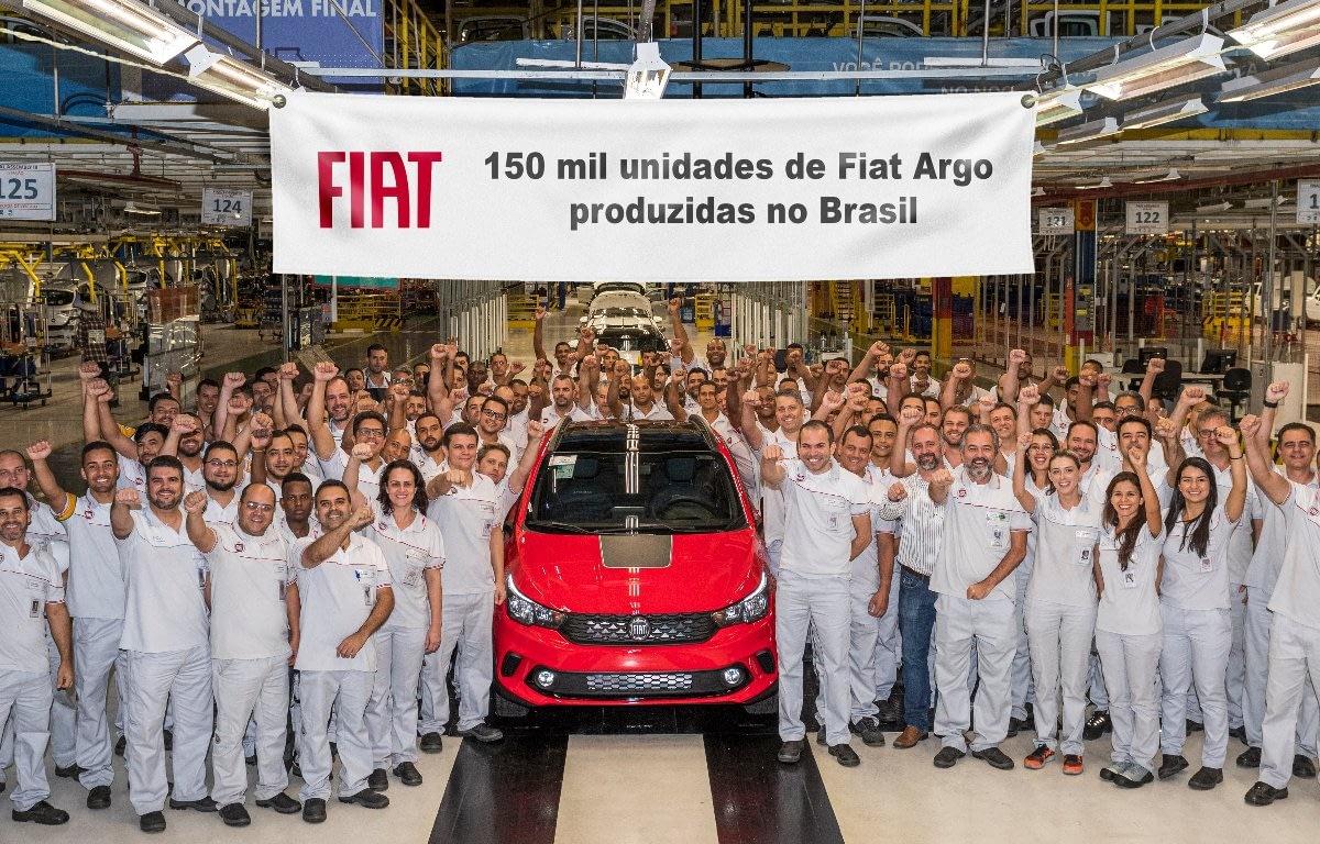 Imagem ilustrativa da notícia: Produção do Fiat Argo chega a 150 mil unidades