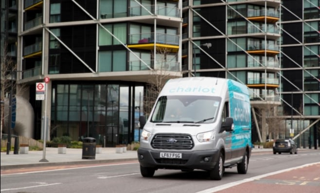 Imagem ilustrativa da notícia: Ford lança o serviço de vans Chariot em Londres 