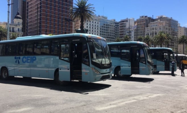 Imagem ilustrativa da notícia: Ônibus da Volkswagen no Uruguai