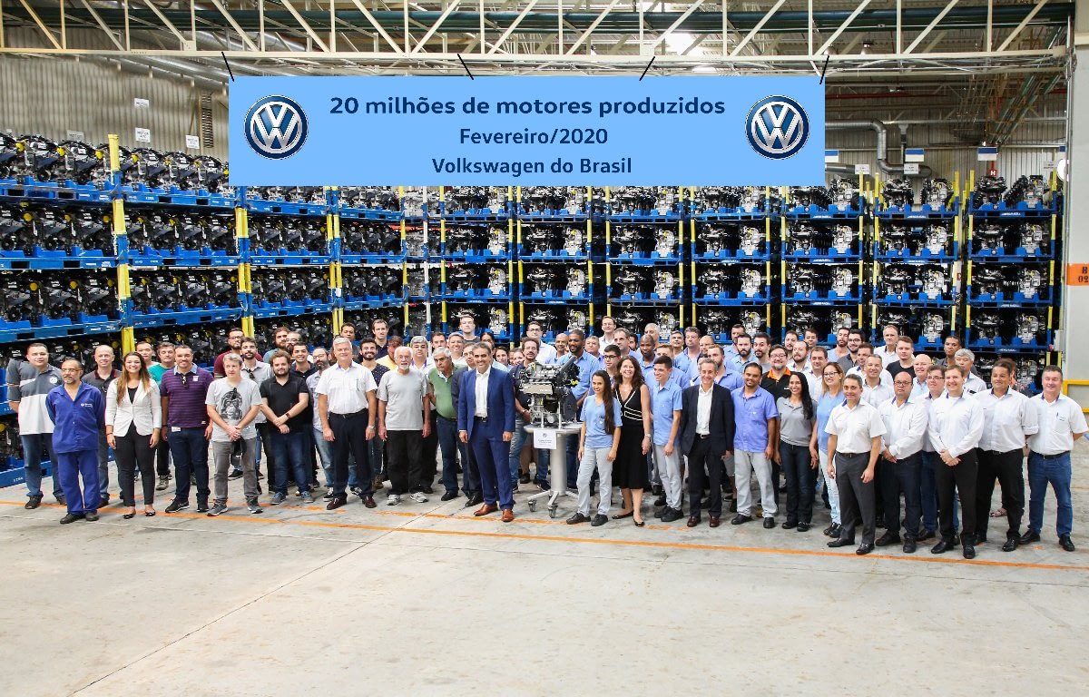 Imagem ilustrativa da notícia: Volkswagen chega a 20 milhões de motores produzidos