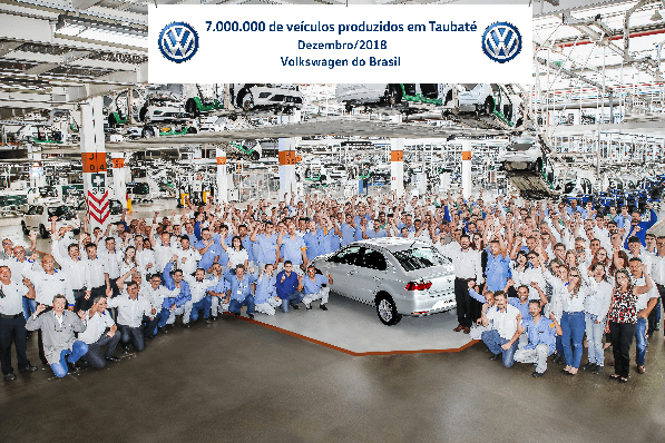 Imagem ilustrativa da notícia: VW: 7 milhões de veículos produzidos em Taubaté.