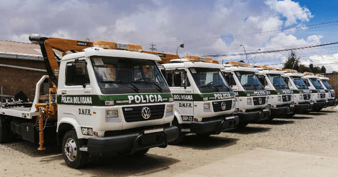 Imagem ilustrativa da notícia: VWCO entrega mais caminhões para Polícia da Bolívia