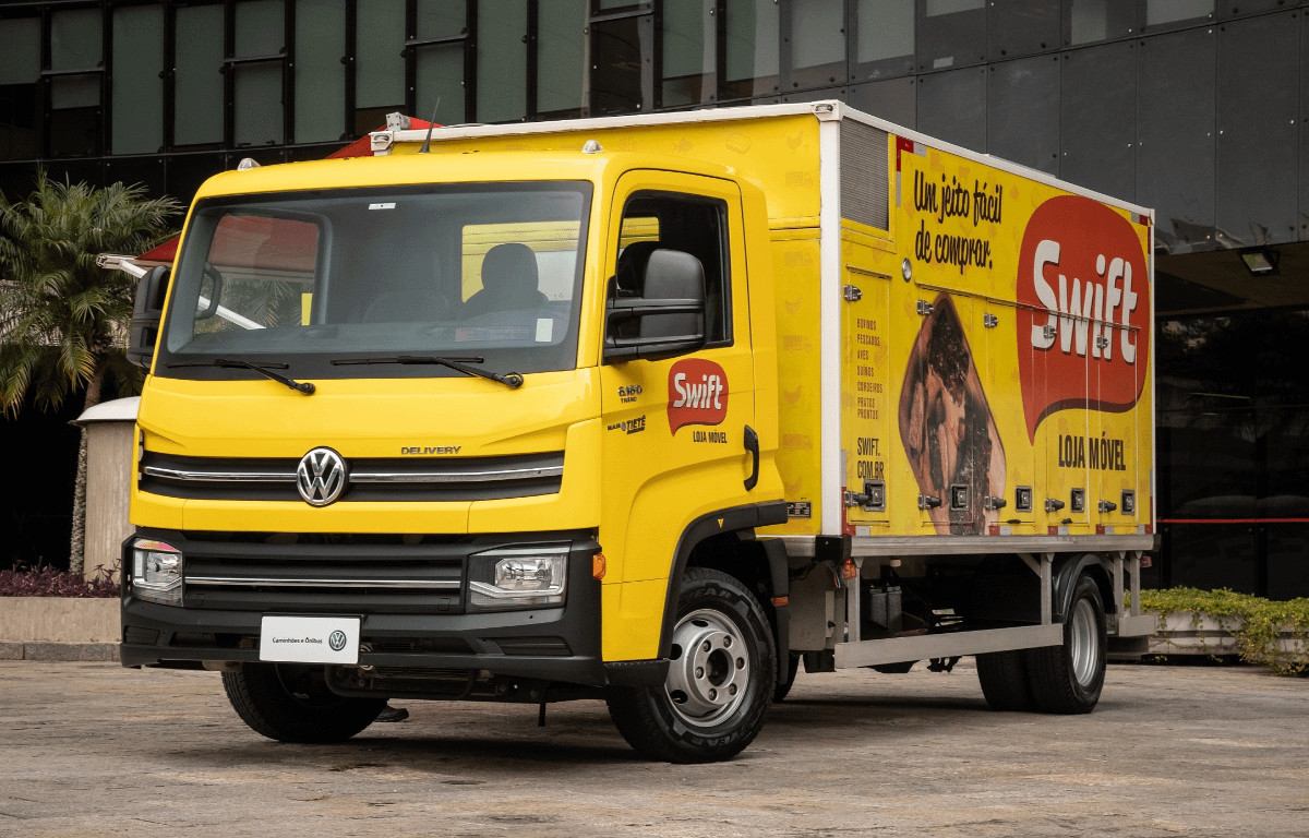 Imagem ilustrativa da notícia: Volkswagen Caminhões transforma Delivery em loja móvel da Swift