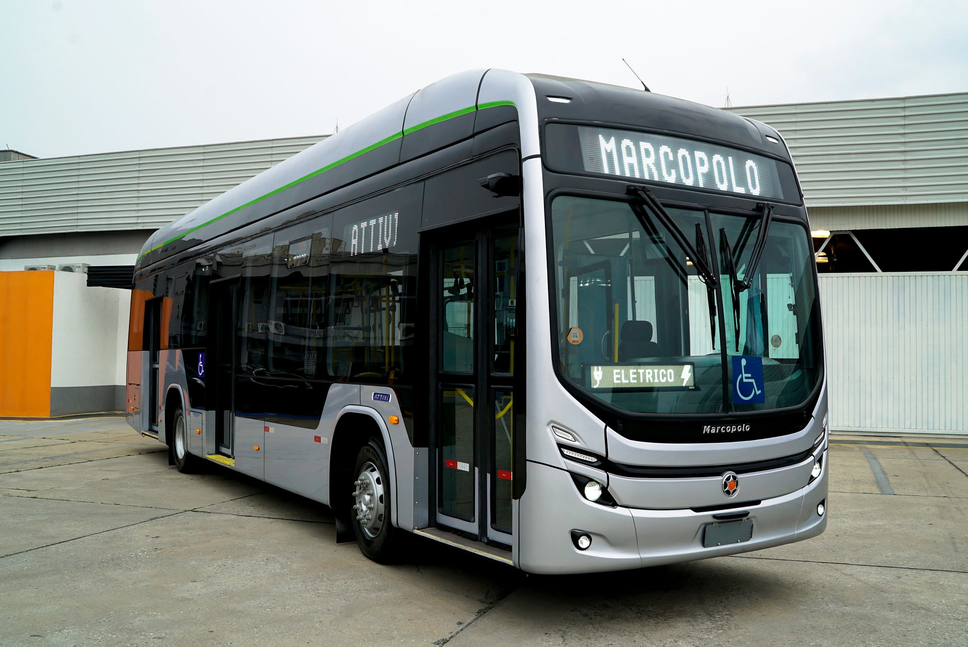 Imagem ilustrativa da notícia: Marcopolo começará a produzir seu ônibus 100% elétrico ainda este ano