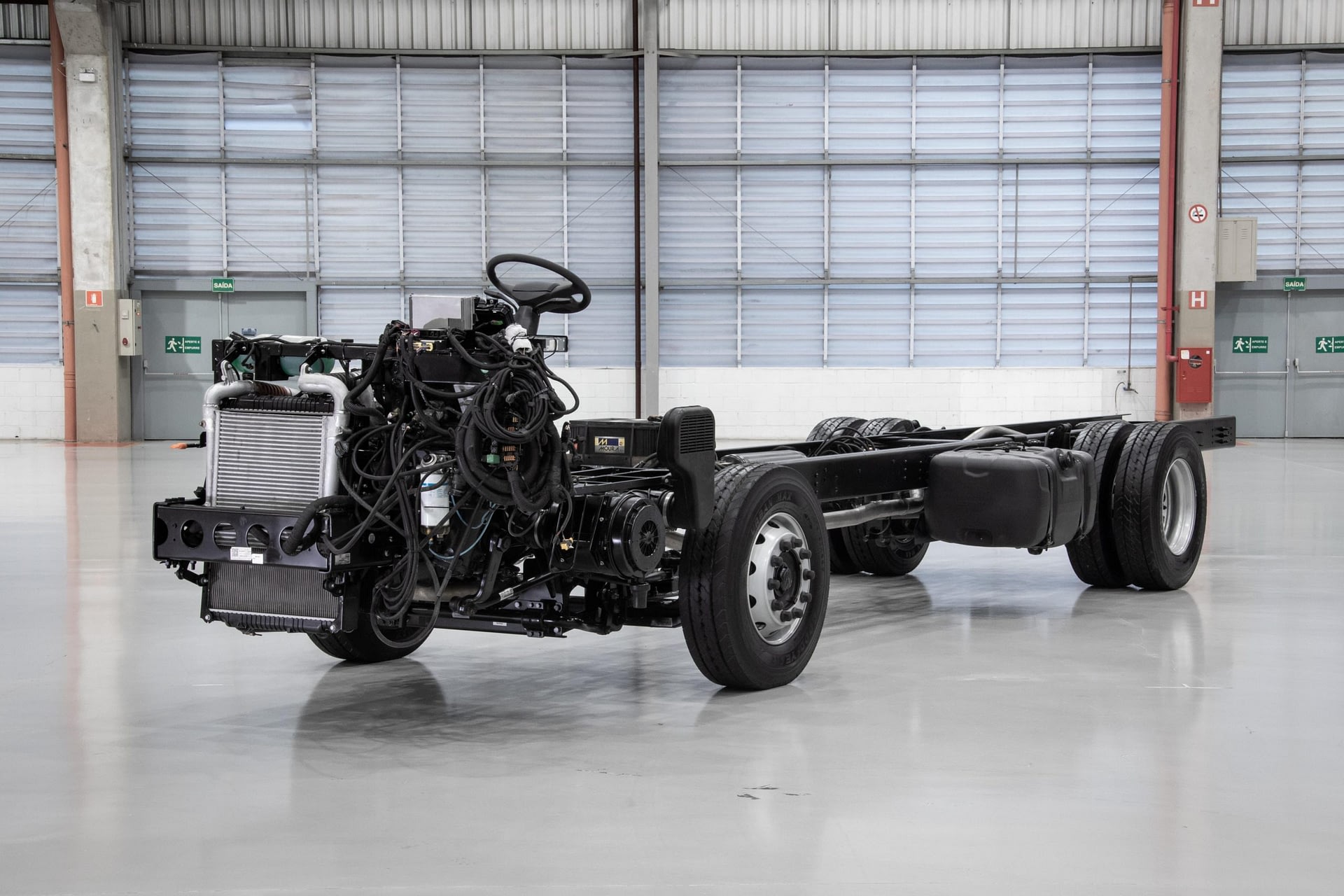 Imagem ilustrativa da notícia: Produção de chassis cai com a troca de tecnologia