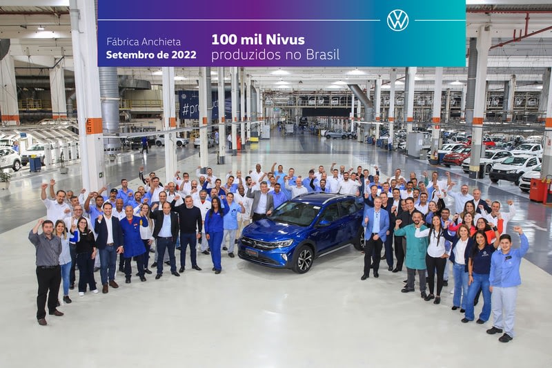 Imagem ilustrativa da notícia: Volkswagen Nivus chega a 100 mil unidades produzidas